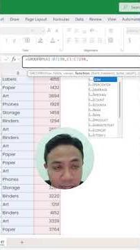 90% Excel user tidak tahu rumus ini! GROUPBY rumus Excel 365 yang keren dan cakeps #exceltips