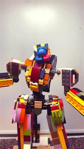 The voices | Lego mech #lego #build #robot #mecha #memes #funny #stopmotion #fyp #shorts ￼