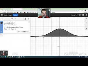 Desmos Graphing Calculator - Graphing Normal Distributions and the Calculating Probabilities
