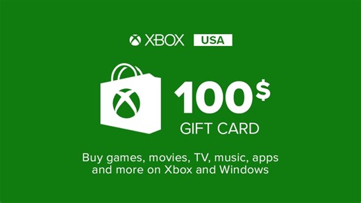 Buy Xbox Gift Card 100$ (Microsoft Store)