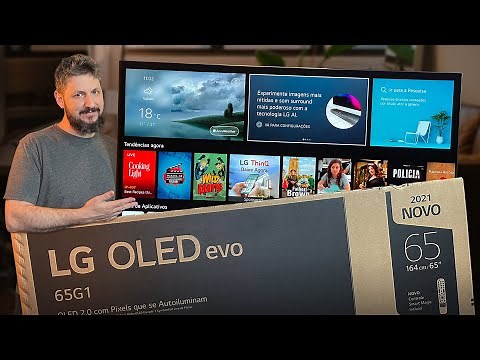 Unboxing da TV LG OLED G1 (OLED EVO) + primeiras impressões + WebOS 6 / novo Smart Magic