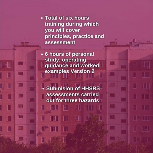 Understand the principles, practice and operating guidance behind HHSRS