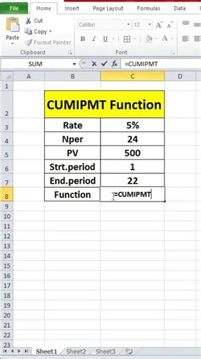 CUMIPMT Function in Excel | Calculate Cumulative Interest Easily