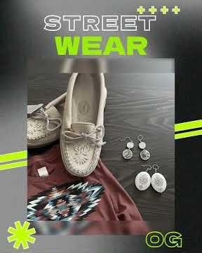 Ladies Beaded Smooth Moose Hide Moccasins