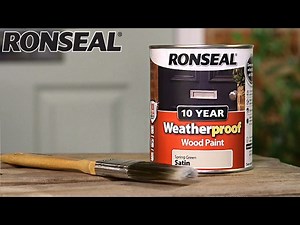 Ronseal 10 Year Weatherproof Exterior Wood Paint