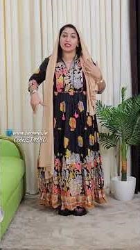 ST4680- CASUAL WEAR MUL COTTON FABRIC PRINT WORKED LONG TOP