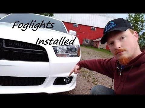 how to install SRT8 fog lights on a 11-14 charger rt with a srt bumper