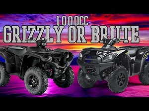 1000cc Yamaha Grizzly or Kawasaki Brute Force!