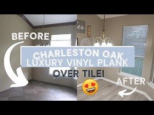 New Luxury Vinyl Plank Flooring! Charleston Oak | Choosing Paint Color