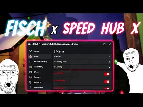 [UPD ❄️] Fisch Script/Hack: No Key 🔑 | Auto Farm, Megalodon & Treasure Hunt! | Speed Hub X