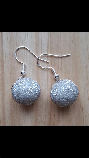 Sparkle Orb Earrings in Turquoise, Red, Silver, Gold, Fuschia and Black.....x | The Crafty Fox