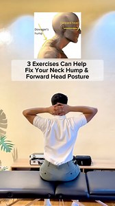 1.1M views · 12K reactions | 3 Daily Exercise That Can Help Fix Your NECK HUMP & FORWARD HEAD POSTURE!! — #posturecorrection #posture #physicaltherapy #viralvideoシ | Physical Therapy Session | Facebook