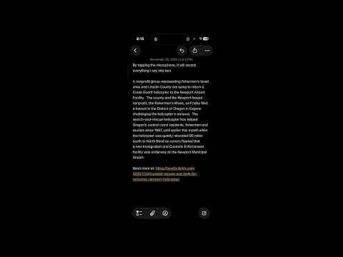 Text to speech and speech to text software on the iPhone
