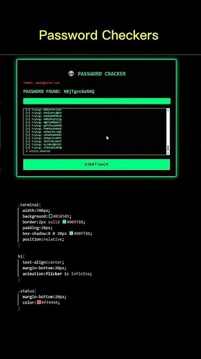 🔐 Password Checker Using HTML, CSS & JavaScript #love #lovecoding #javascript
