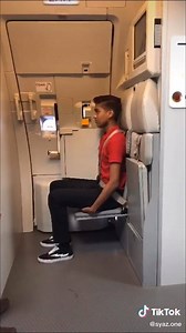 REMAIN SEATED! Wanna see how a FLIGHT ATTENDANT is trained? ✈ | TikTok