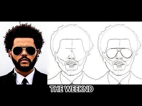 HOW TO DRAW A ‪@TheWeeknd‬