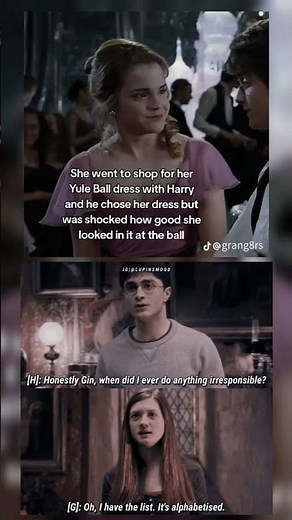 Harry Picking Hermione’s Yule Ball Dress… Then Acting Surprised 😂
