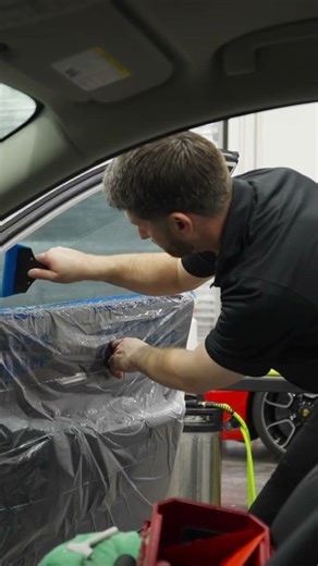 Ceramic Tint Makes a HUGE Difference #cars #windowtint #carupgrades #carmods #XPEL #shorts