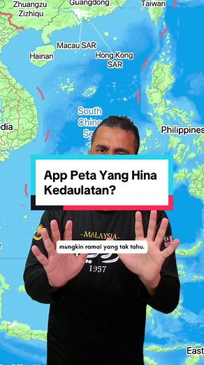 App Peta Yang Hina Kedaulatan Perairan Malaysia