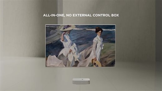 TCL 55" Class NXTVISION TV 4K QLED Smart Google TV and Flush Wall Mount (NEW 2024) - Art TV, Matte Anti-Glare Screen, 144Hz - 55A303W