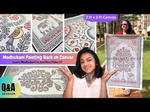 Madhubani Painting | Learn Madhubani in Just One Video | Q&A Session | Tutorial for Beginners