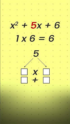 Middle term splitting made easy! 💥