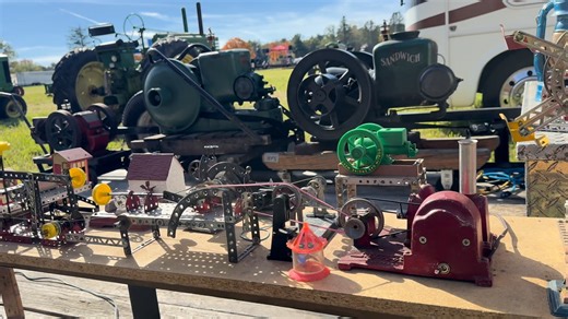 Does anyone besides me remember playing with an erector set when they were young? This amazing project that was exhibited at the 45th Farm Days festival in Sutton attracted a lot of attention - and smiles - from young and old alike. | Waters Farm Preservation Inc