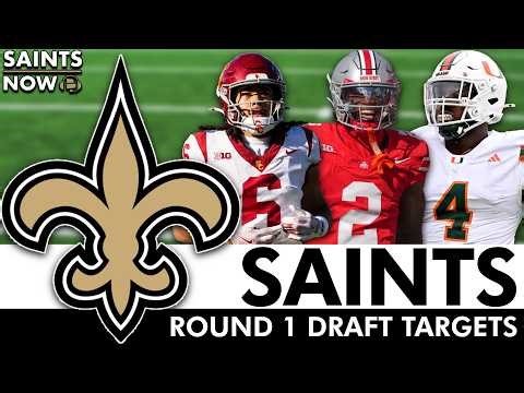 UPDATED Saints Round 1 Draft Targets After Week 1 Of NFL Free Agency | Saints Draft Rumors