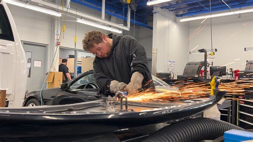 The students from our Autoclub started working on some custom fabrication today. This is something that we don’t normally teach in our regular program, but if our Autoclub is interested, we’re all for it! | DMACC Automotive Technology