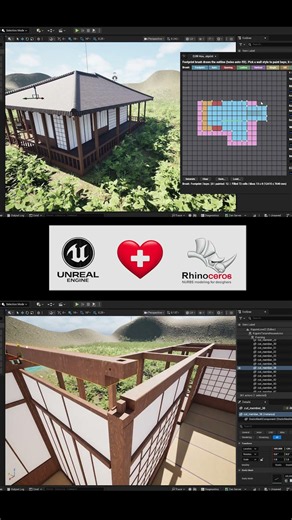 Unreal Engine + Rhinoceros 3D - Japanese House Configurator