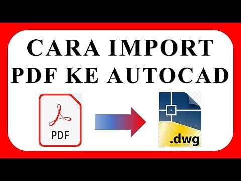 CARA IMPORT PDF KE AUTOCAD