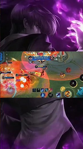 Gusion satisfying skill #mobilelegends #rikk #gusion #shorts #mlbb