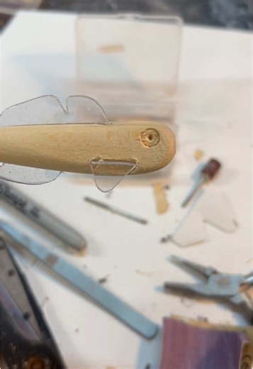 Little more progress on the….the Goby Crank... “Everything ears a goby” follow along to see how it turns out 👍 #goby #gobylure #crankbait #crankbaits #crankbaitsallday #lure #master #bait #baitmaker #baitmakers #lurebuilding #smallmouthbass #pike