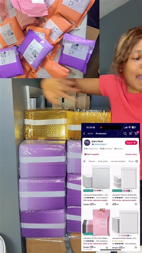 Efficient Order Packing with Bubble Bags