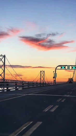 Stunning Sunset Views of a Modern Bridge