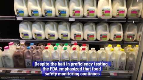 FDA Suspends Milk Testing Due To HHS Job Cuts