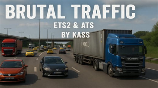 Brutal Traffic V5.7 | ETS2 mods