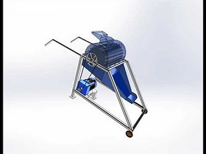Assembly Animation OF A MAIZE THRESHING MACHINE