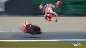 2.2M views · 51K reactions | A lucky escape for Marc Márquez on Friday afternoon at Assen!  The Spaniard somehow walked away from this vicious highside!  #DutchGP  | MotoGP | Facebook