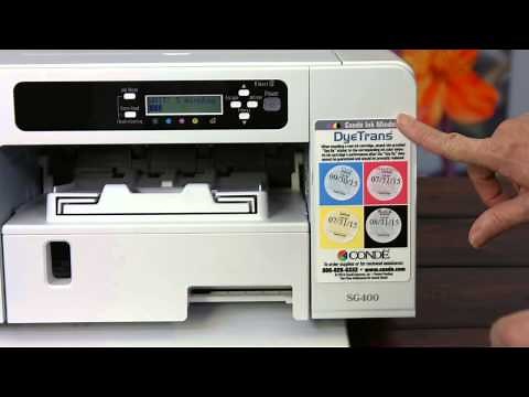 Sawgrass Virtuoso SG400 Dye Sublimation Printer Evaluation Video - #2 of 4 -