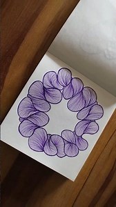 Day 34 - Flow Petal Loop | Abstract Line Art | Inky Canvas Palette