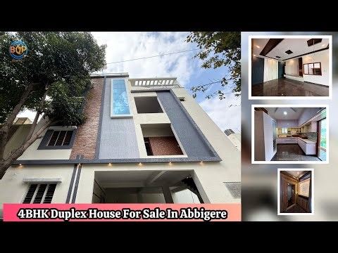 40X30 4BHK Duplex House for Sale Near Abbigere Bangalore #179
