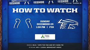 How to watch and listen: Indianapolis Colts at Atlanta Falcons