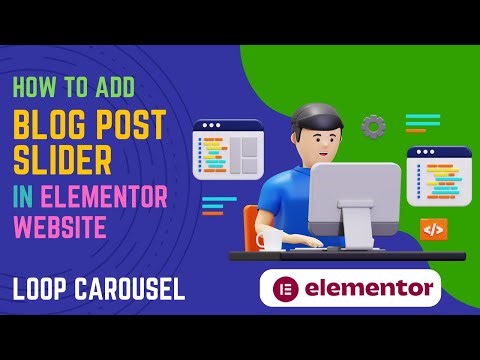 How To add Post Slider in Elementor | Blog Post Carousel | Elementor Loop Carousel