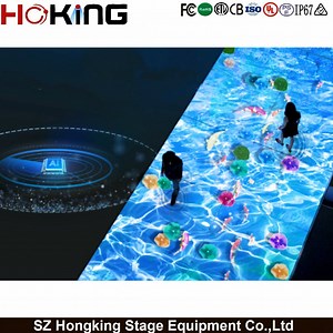 [Hot Item] HD Interactive LED Video Dance Floor Screen for Bar Wedding Party Display Screen