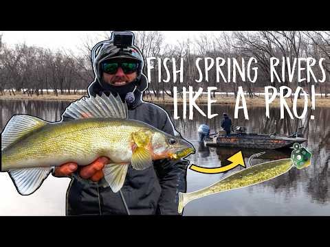 How to Catch Spring River Walleyes EVERY TIME! (Full Breakdown)