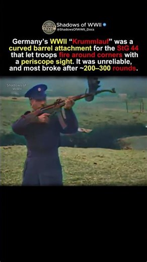 Krummlauf: The Gun That Shot Around Corners