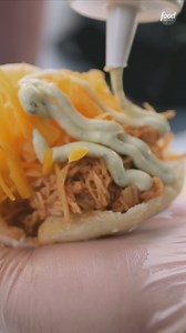 Budare is serving up some pretty perfect arepas filled with the juiciest shredded chicken and that creamy garlic sauce 🤤🤤 Please bring us back some, Guy Fieri! Watch #DDD with Guy Fieri Fridays at 9|8c and stream it on Max: https://streamonm.ax/49k0byb! #StreamOnMax Get the recipe: https://foodtv.com/41pz9Sl | Food Network