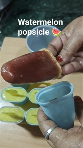 watermelon popsicle#subscribe #shortsfeed #recipe #popsicle #watermelon #healthy #tasty #refreshing