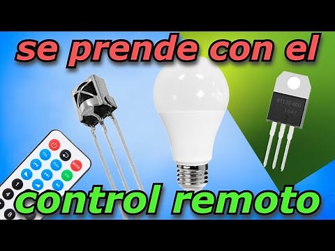 como prender un foco con cualquier control remoto